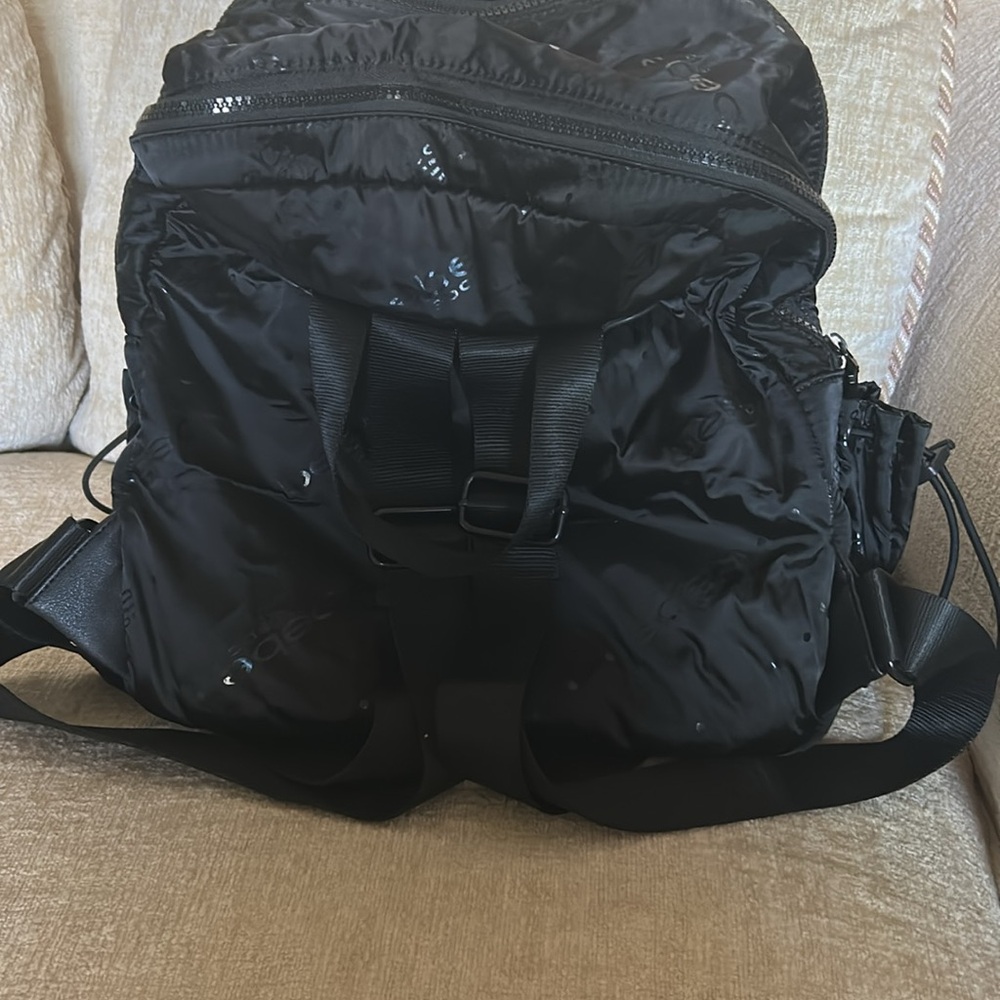 Bebe Black Nylon Backpack With Multiple Compartme… - image 2